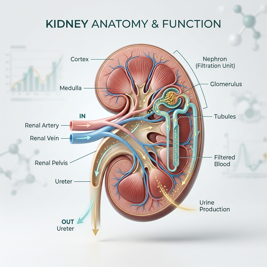 Chronic Kidney Disease Illustration