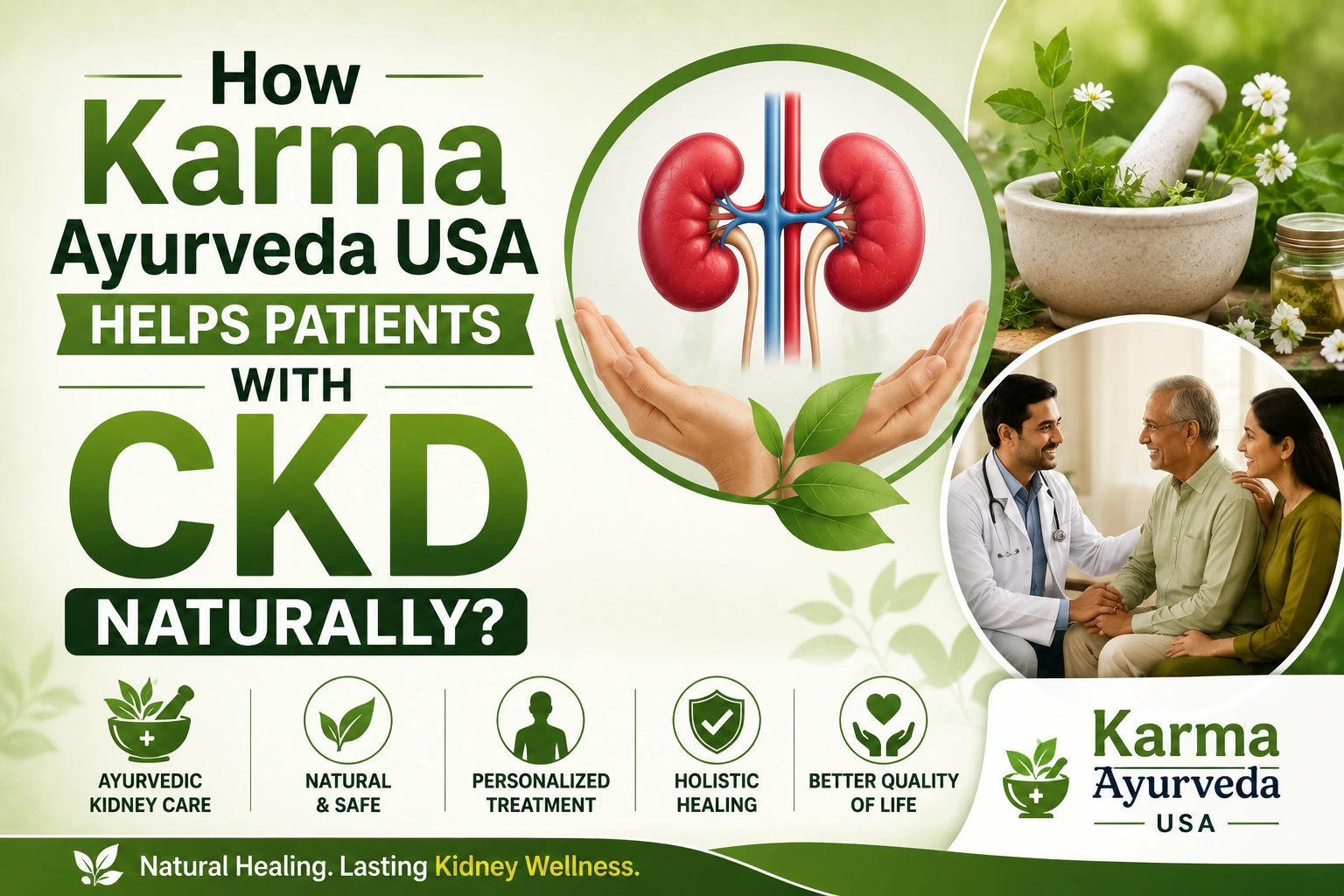 How Karma Ayurveda USA Helps Patients with CKD Naturally?