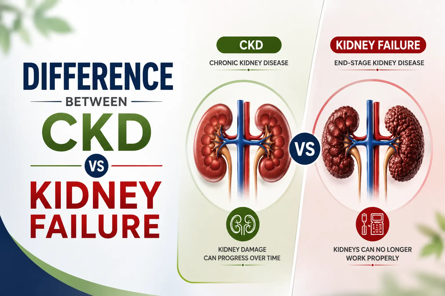What Is the Difference Between CKD and Kidney Failure?