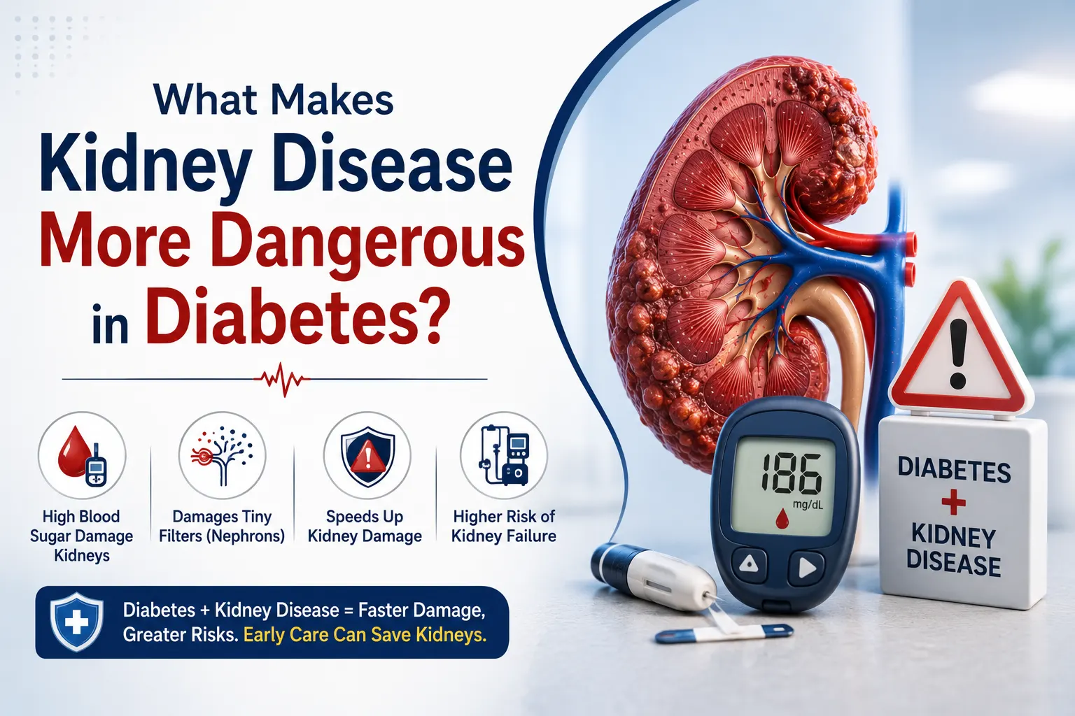 What Makes Kidney Disease More Dangerous in Diabetes?