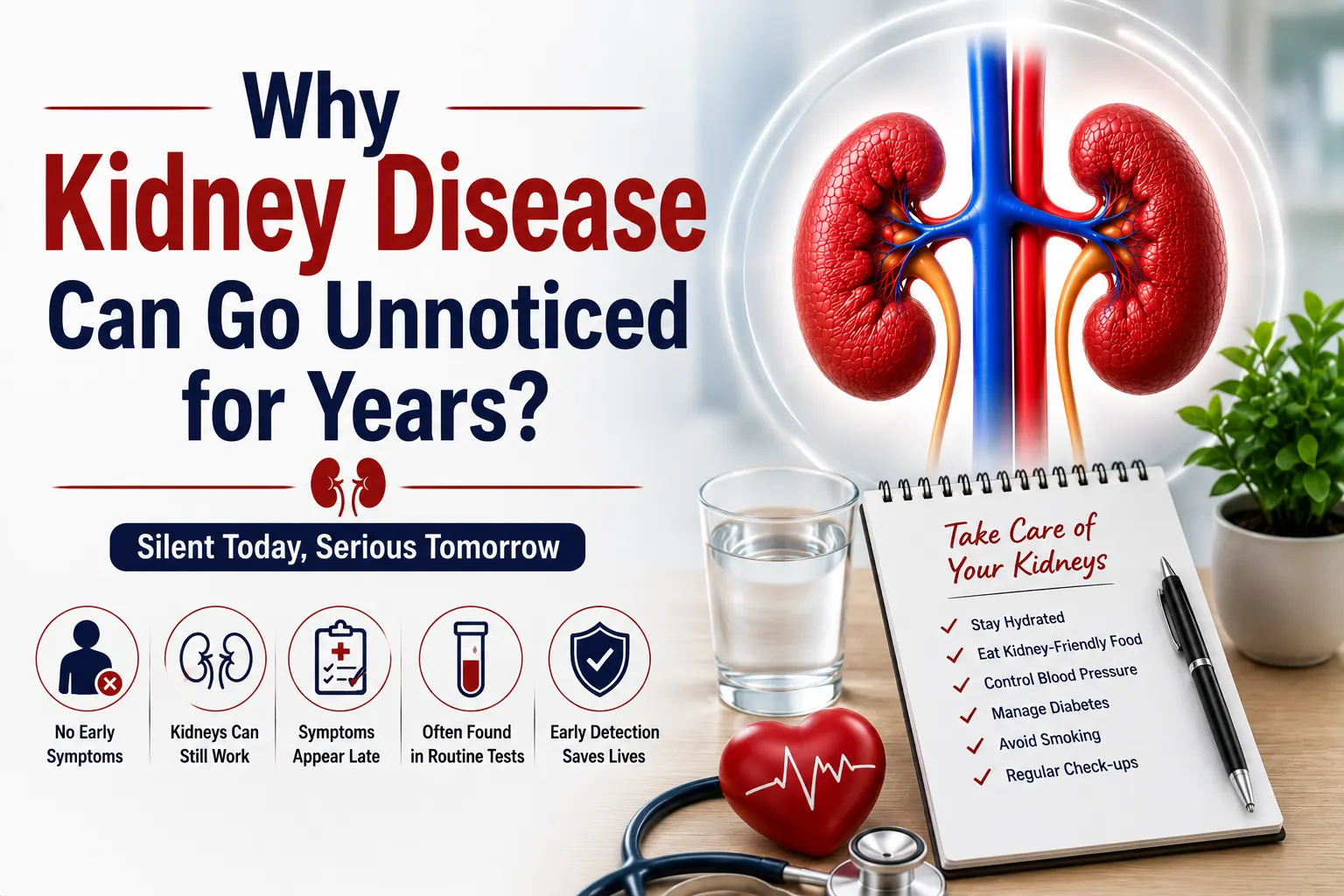 Why Kidney Disease Can Go Unnoticed for Years?