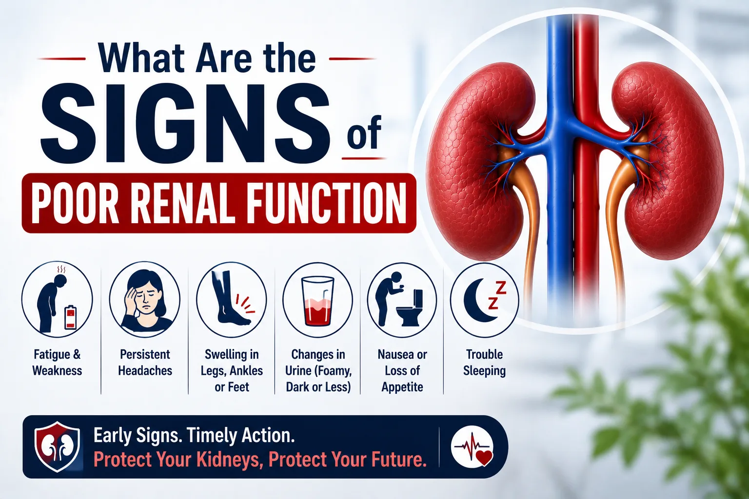 What Are the Signs of Poor Renal Function?