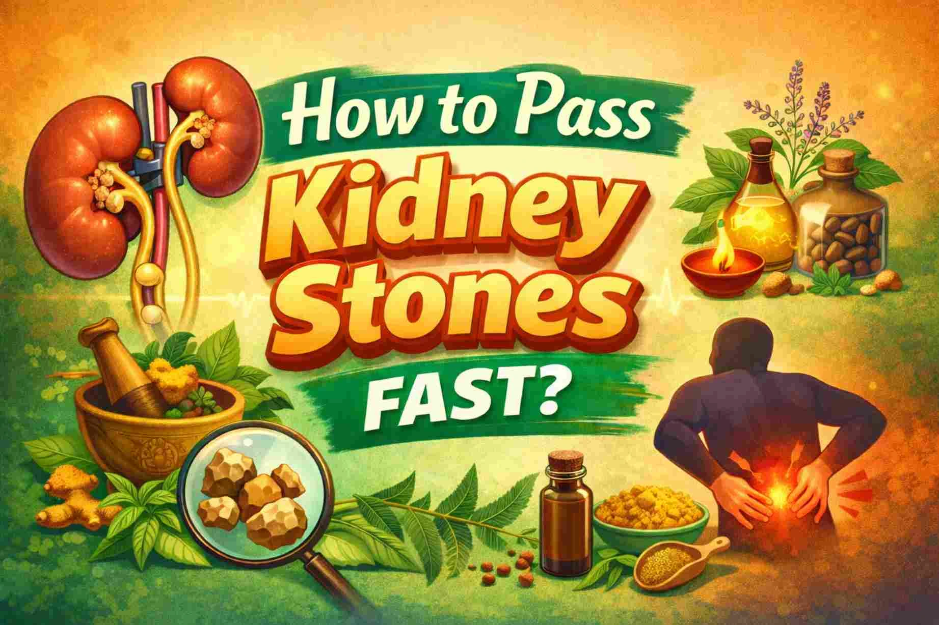How to Pass Kidney Stones Fast?