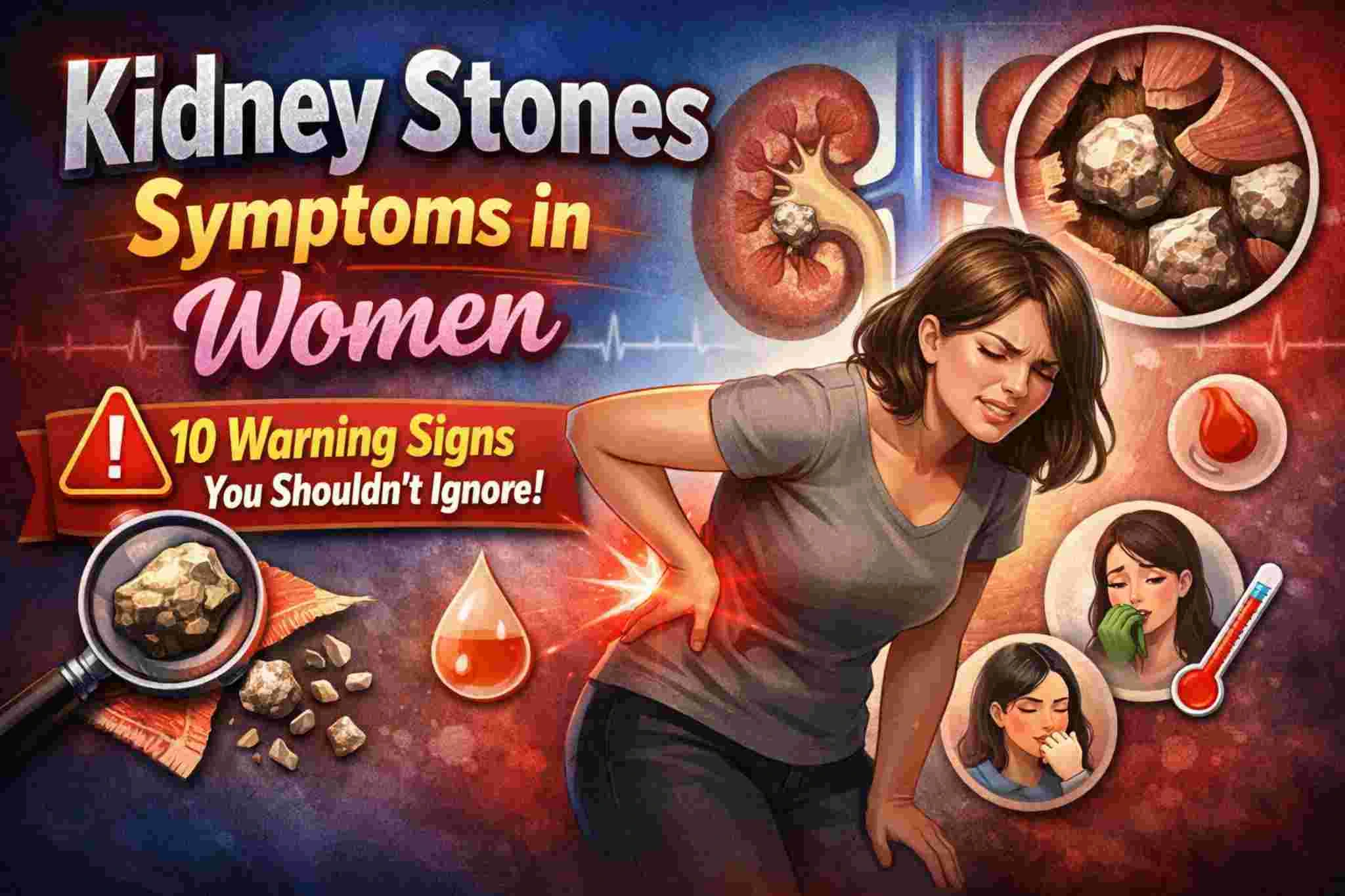 What are Kidney Stones Symptoms in Women?