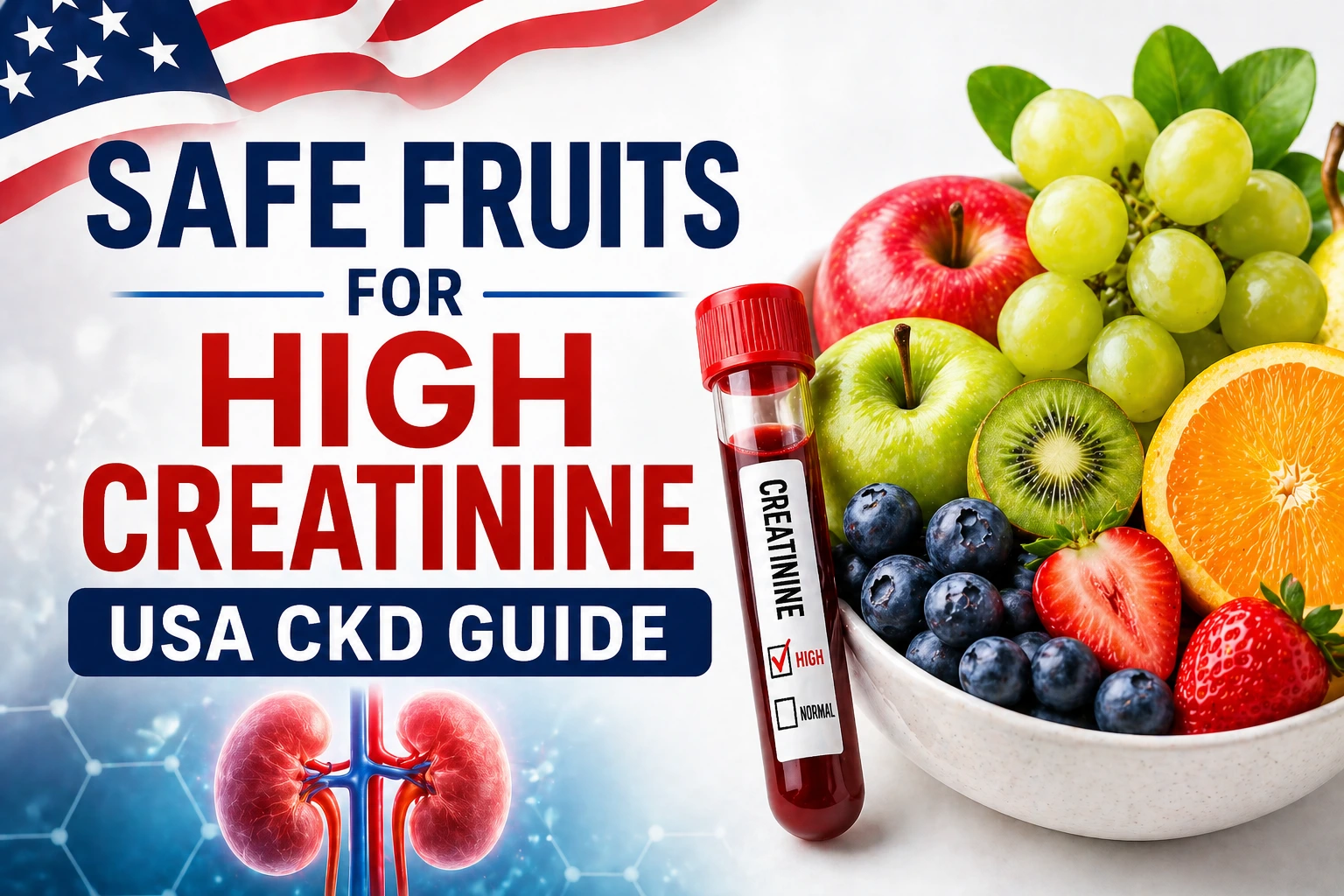 What Fruits Are Safe for High Creatinine USA CKD Guide?
