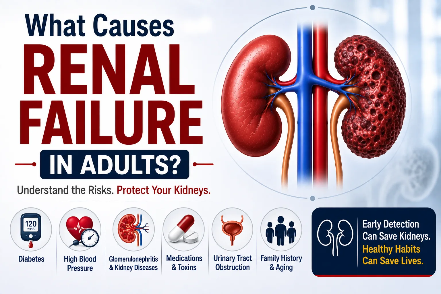 What Causes Renal Failure in Adults?