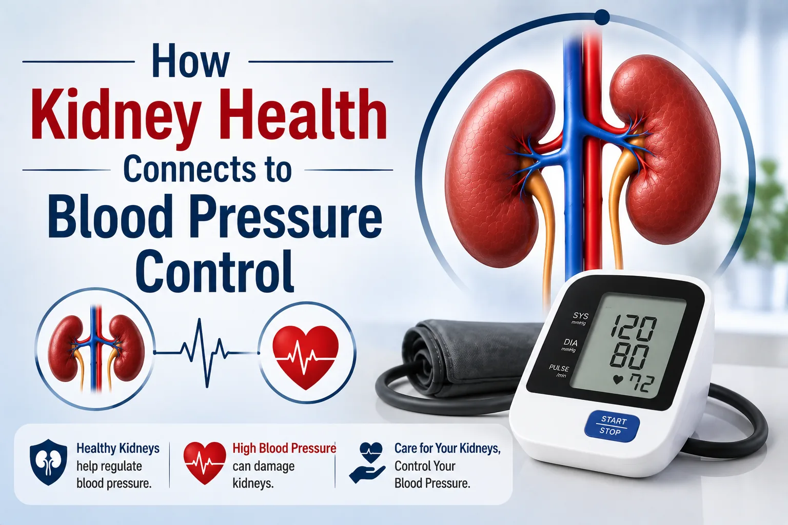 How Kidney Health Connects to Blood Pressure Control?