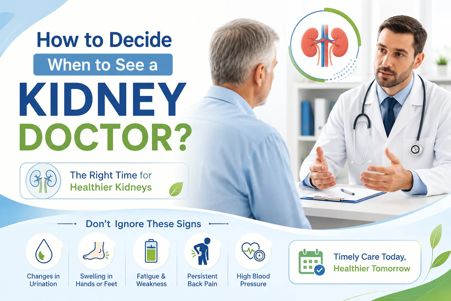 How to Decide When to See a Kidney Doctor?