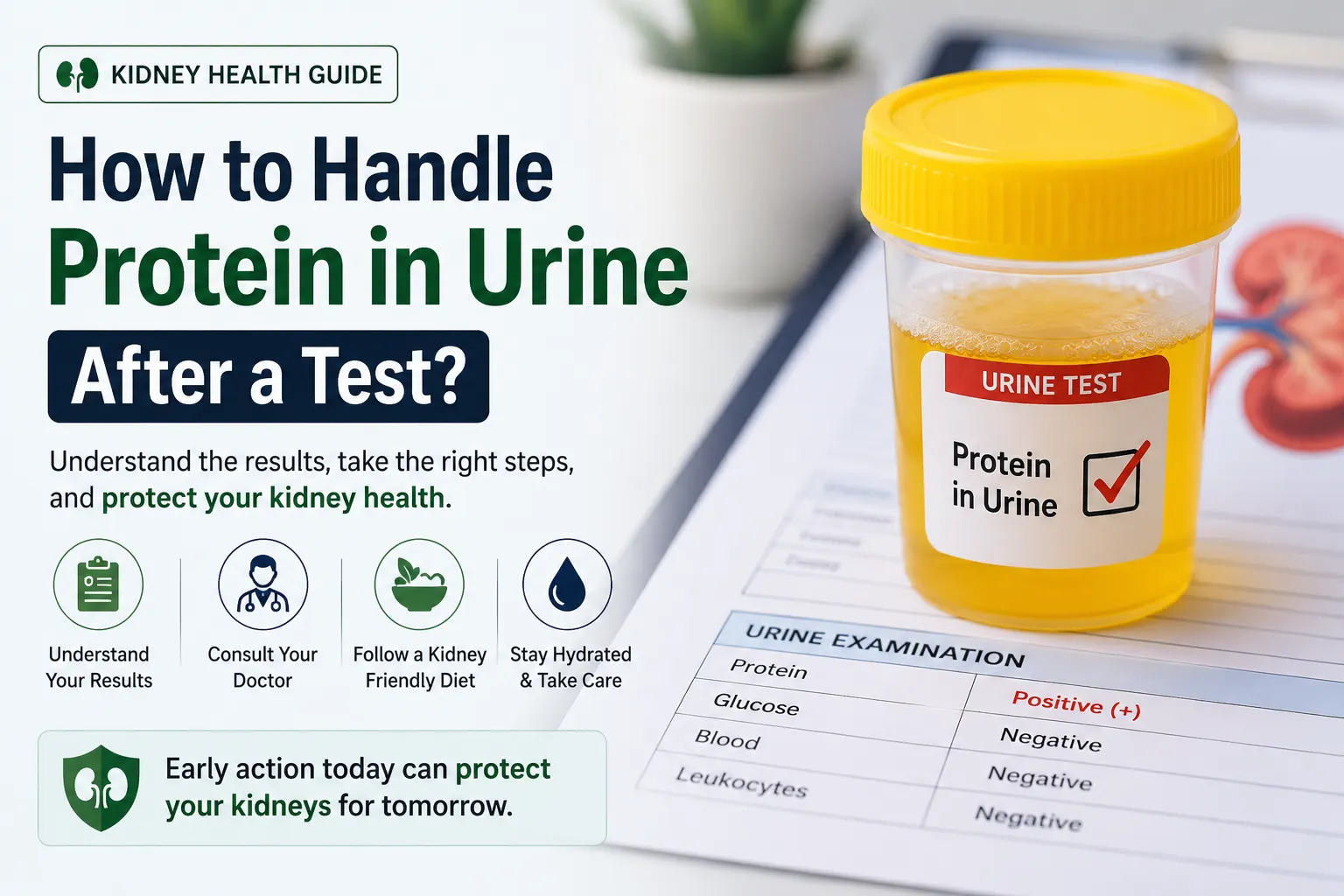 How to Handle Protein in Urine After a Test?