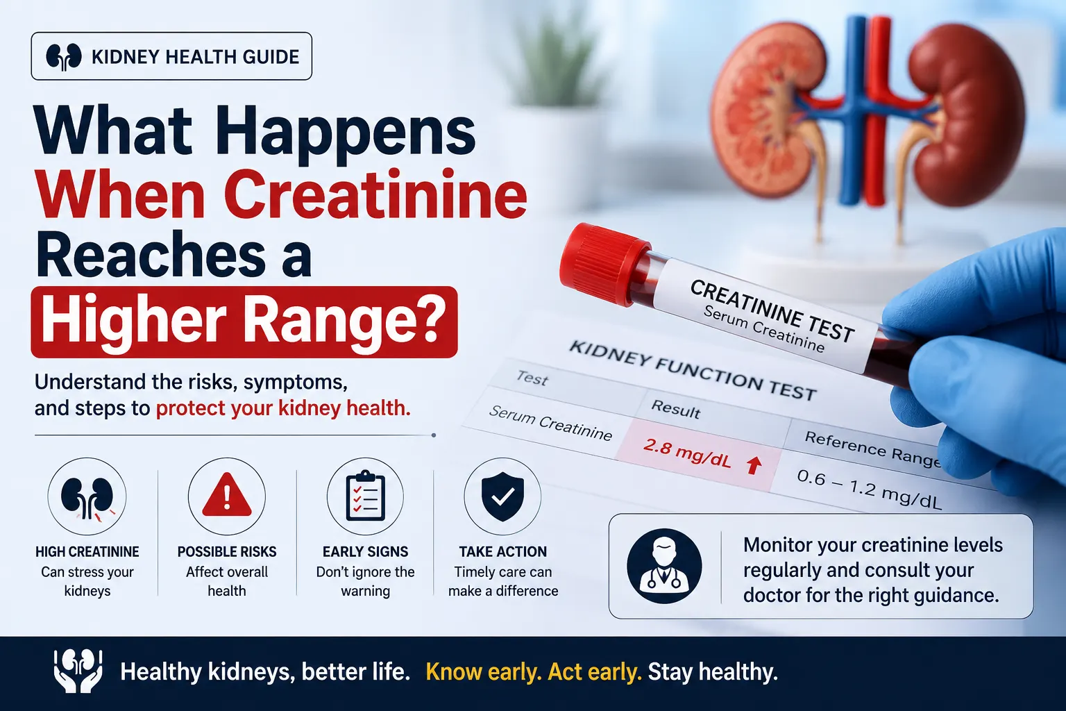 What Happens When Creatinine Reaches a Higher Range?