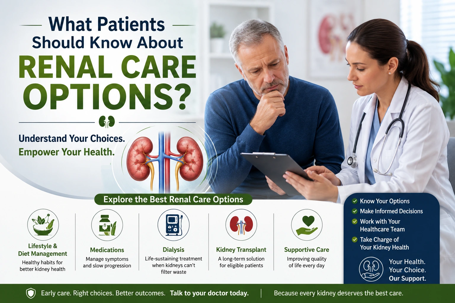 What Patients Should Know About Renal Care Options?