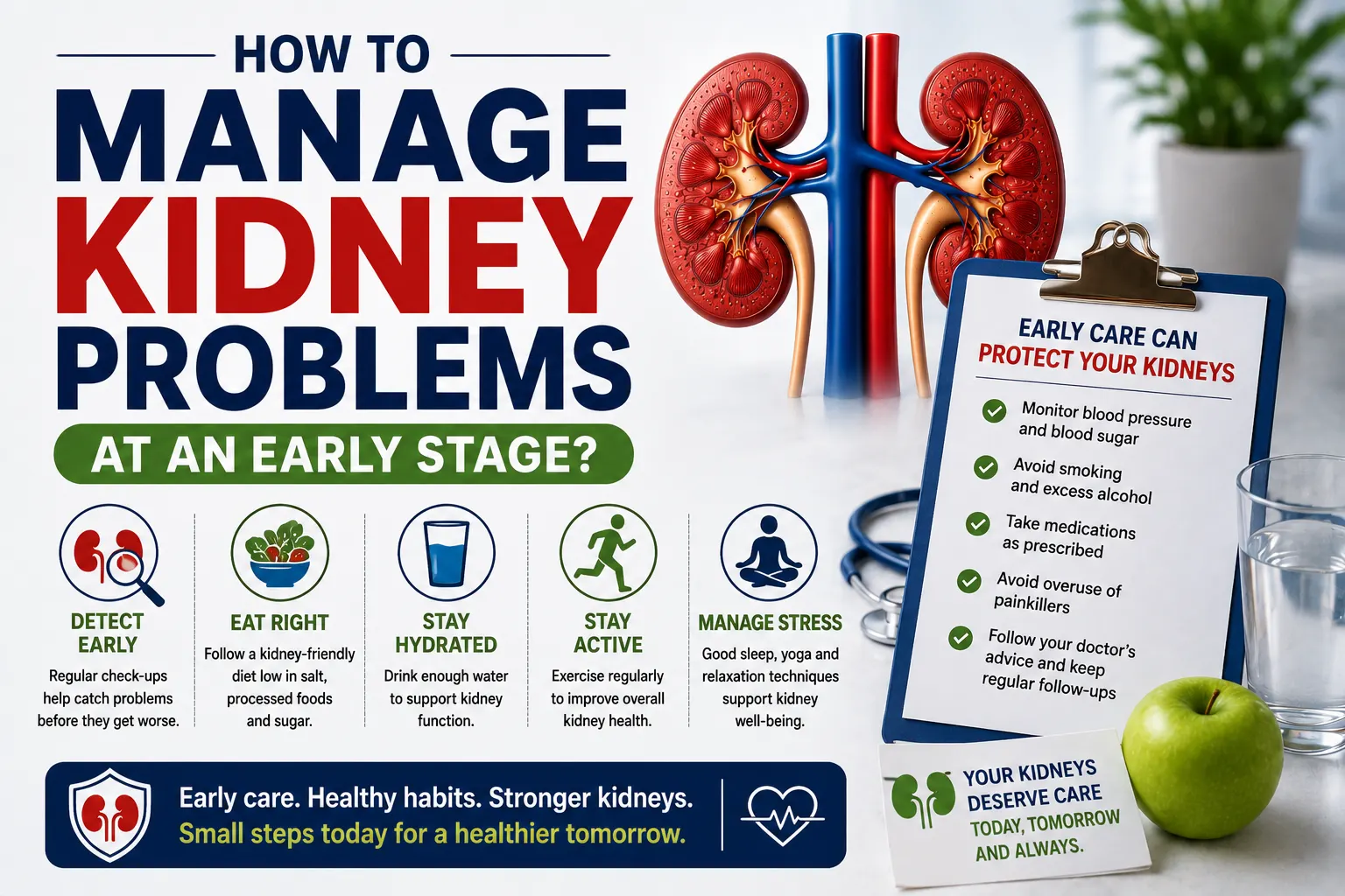 How to Manage Kidney Problems at an Early Stage?