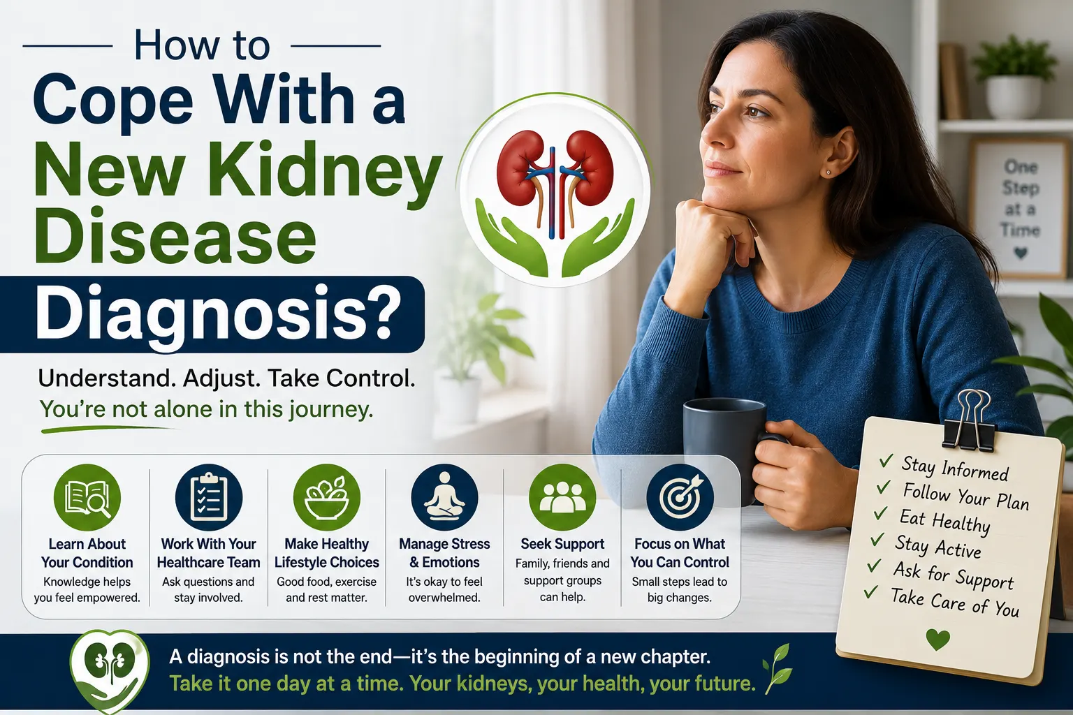 How to Cope With a New Kidney Disease Diagnosis?