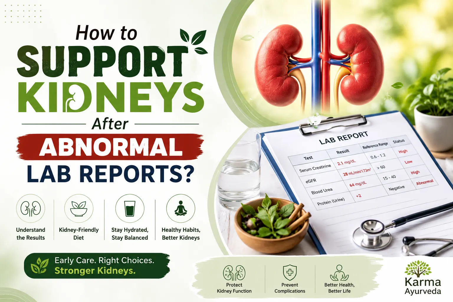 How to Support Kidneys After Abnormal Lab Reports?