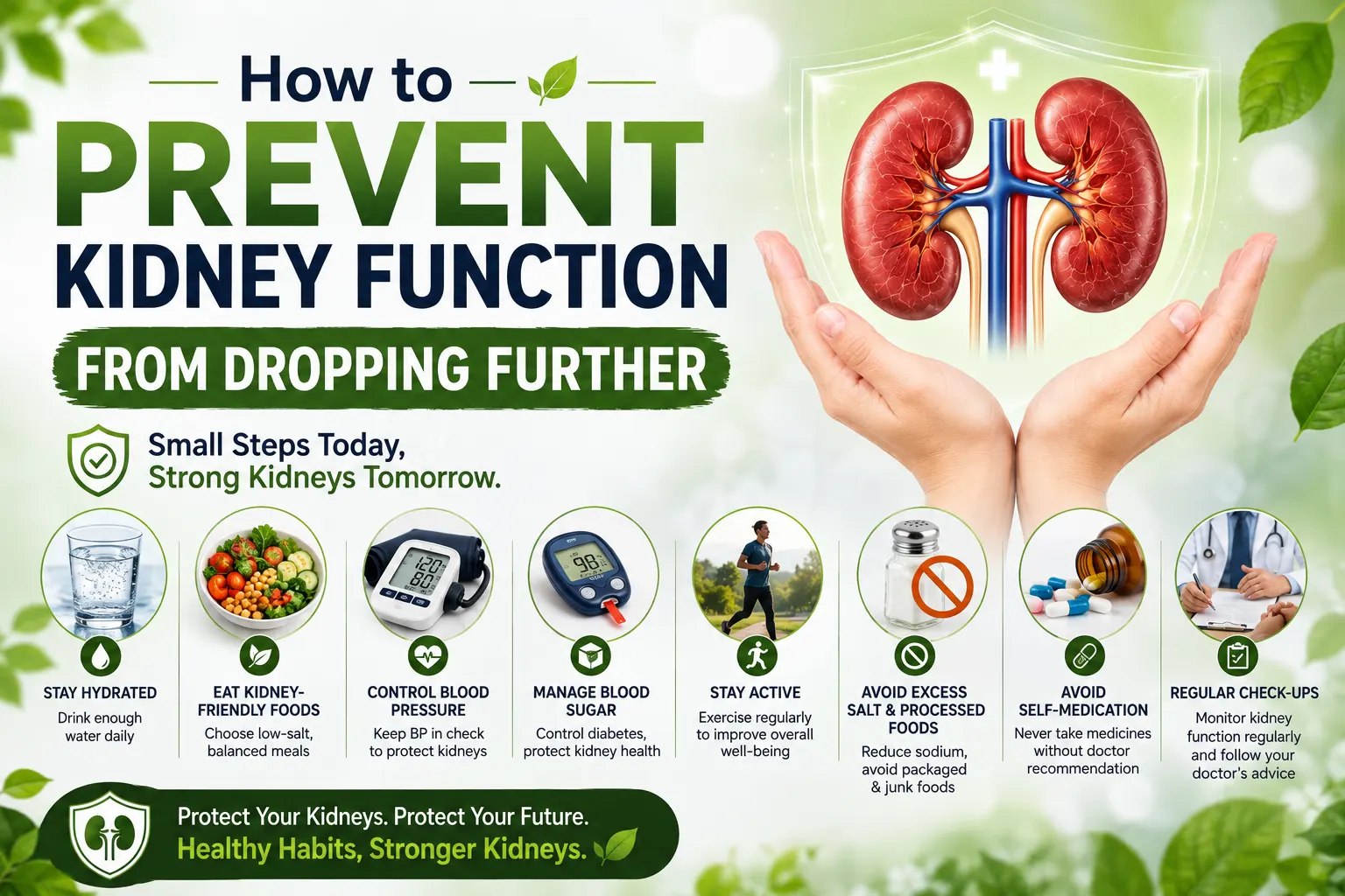 How to Prevent Kidney Function from Dropping Further?