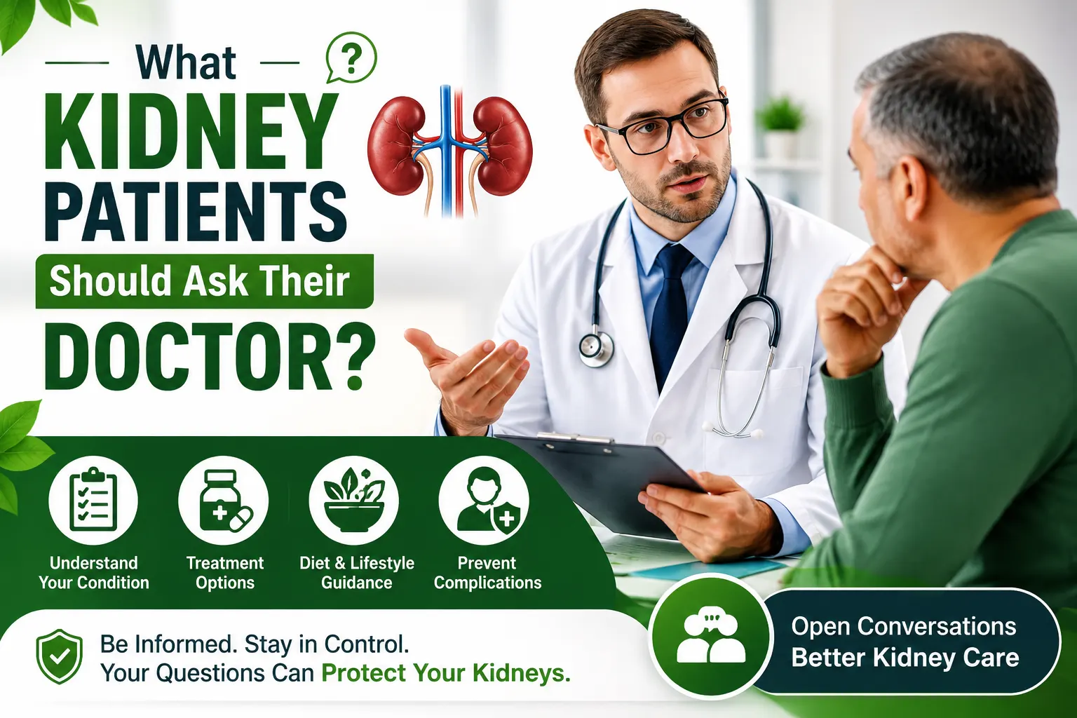 What Kidney Patients Should Ask Their Doctor?