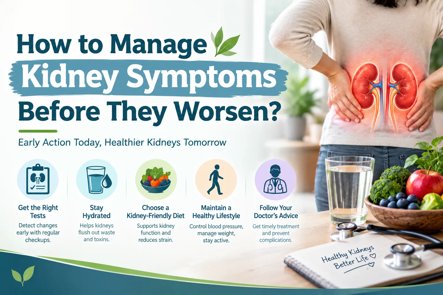 How to Manage Kidney Symptoms Before They Worsen?
